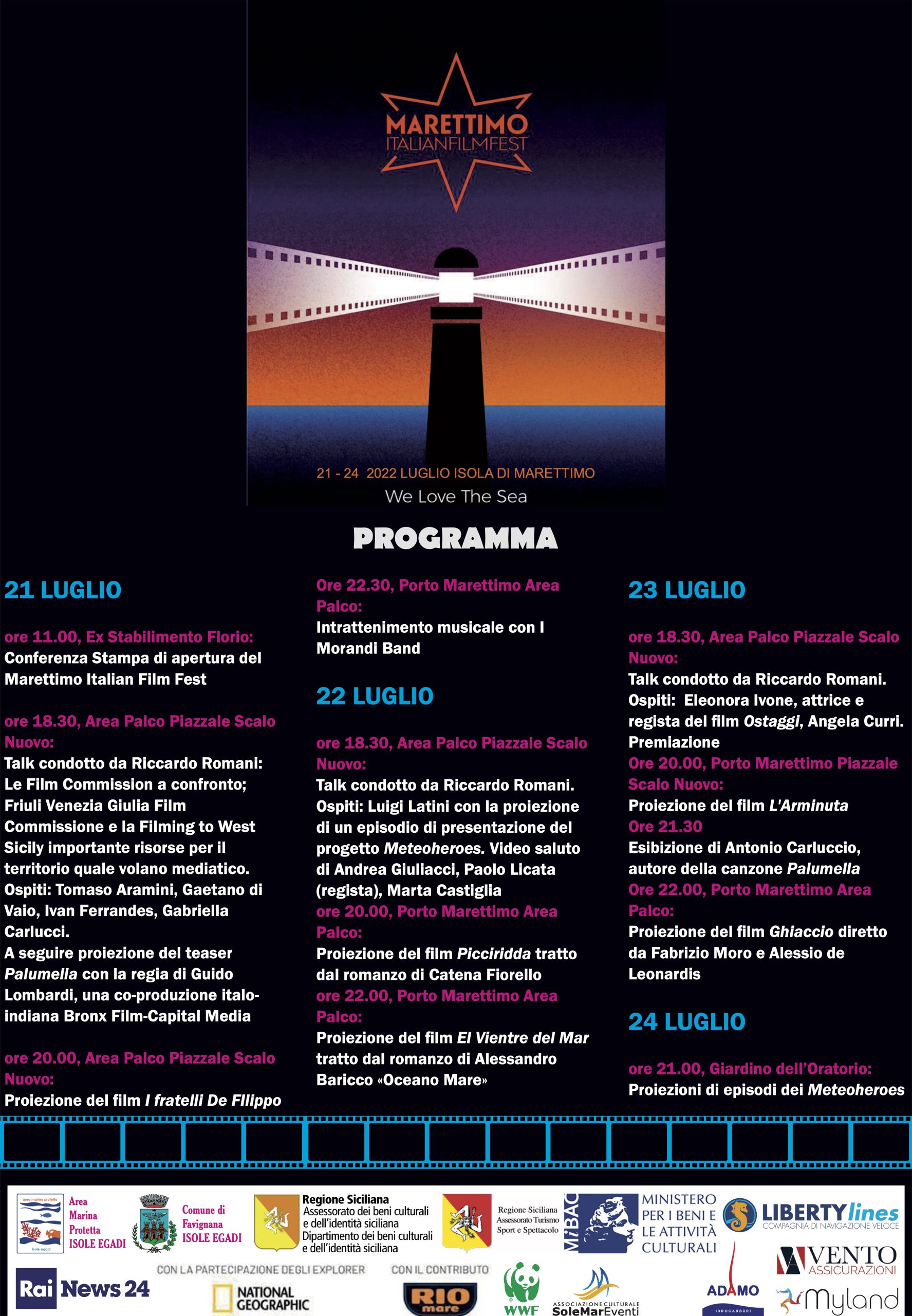 Programma Marettimo Italian Film Fest 2022